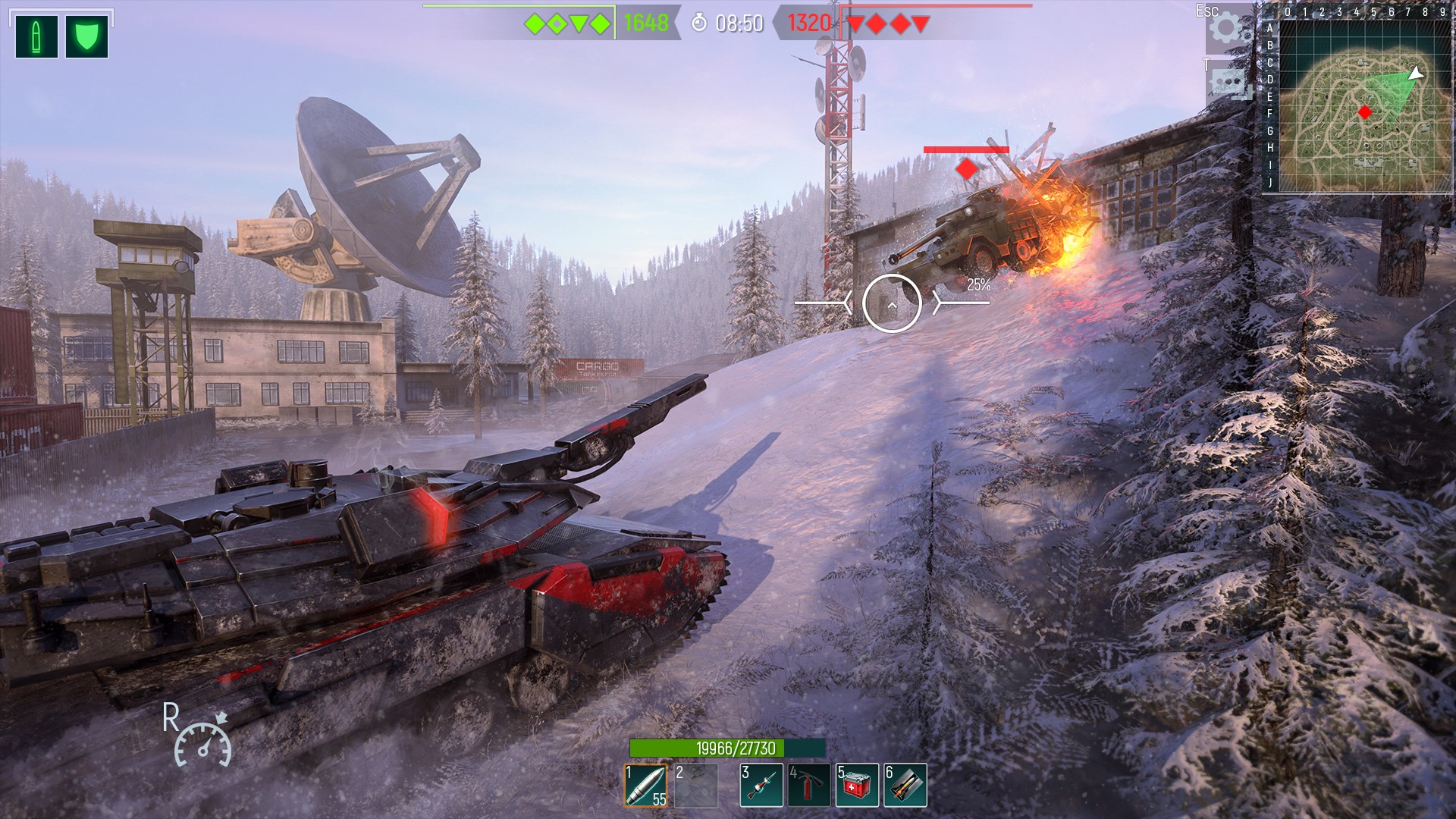 Tank Force: War game online, battle on modern tanks screenshot