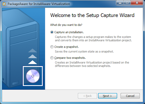InstallAware Virtualization screenshot