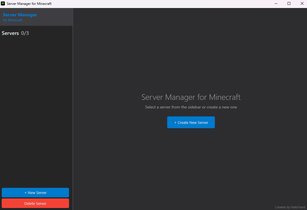 MC Server Manager screenshot