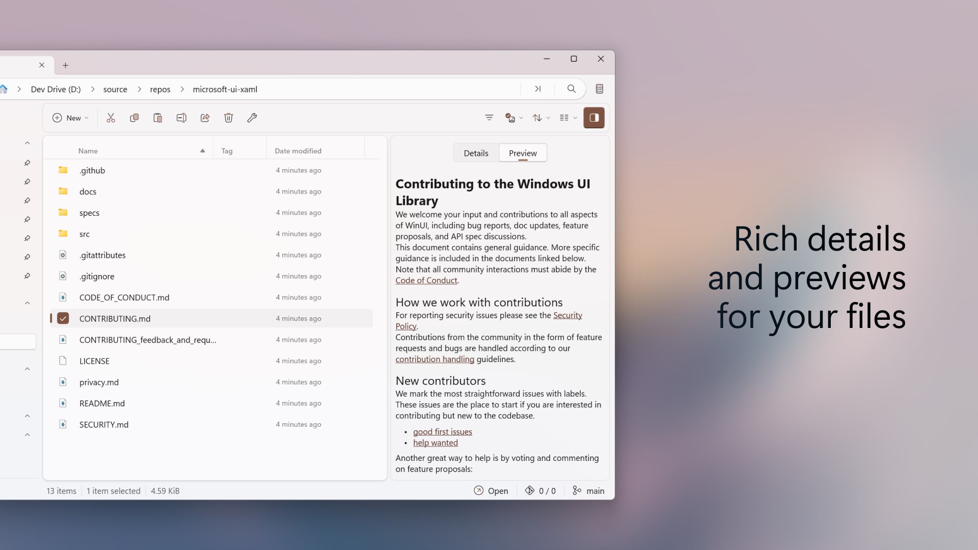Files App screenshot