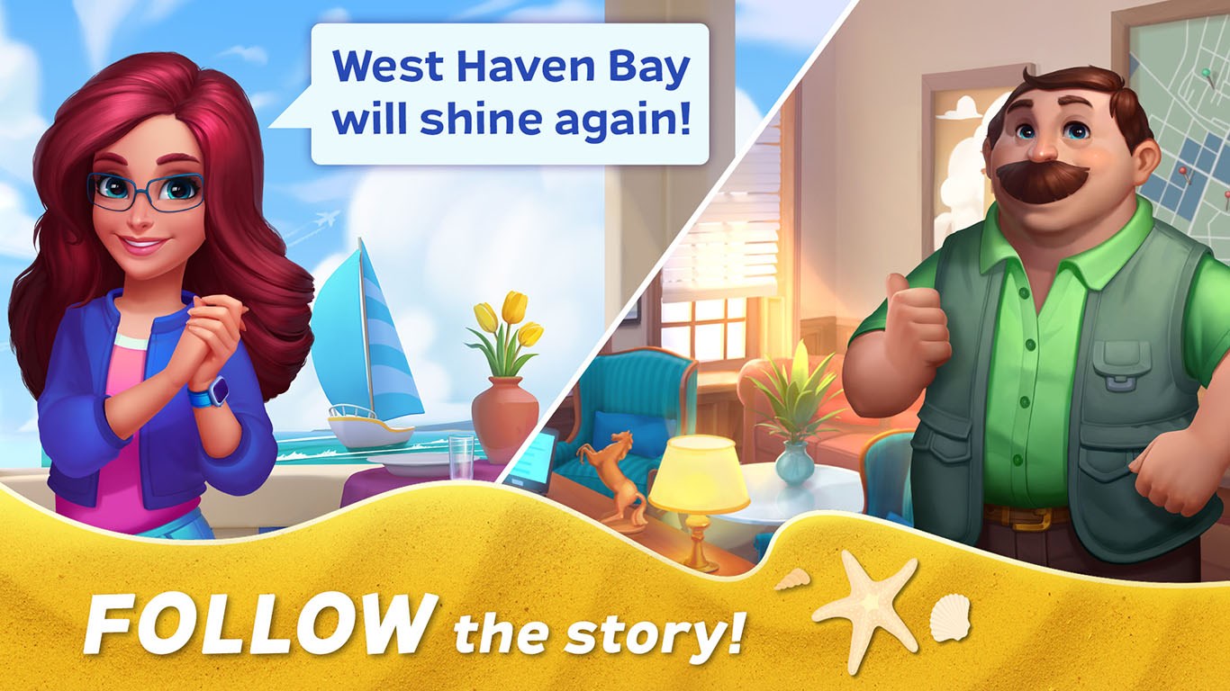 Match Town Makeover: Match-3 screenshot