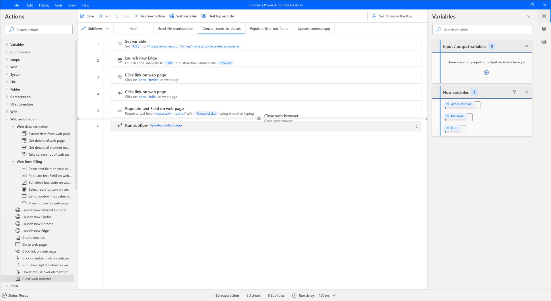 Power Automate screenshot