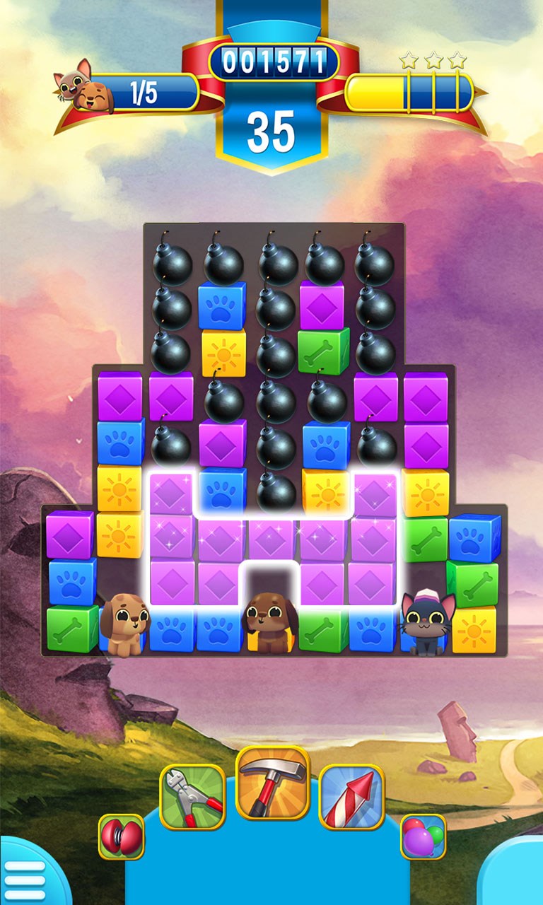 Pet Rescue Saga screenshot