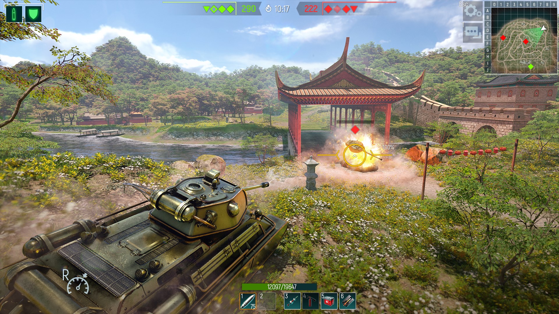 Tank Force: War game online, battle on modern tanks screenshot