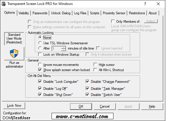 Transparent Screen Lock PRO screenshot