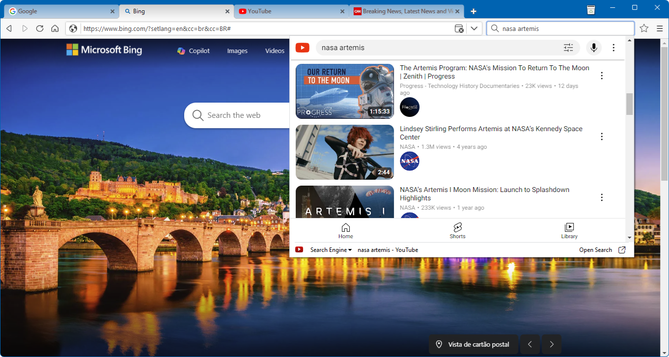 Web Explorer screenshot