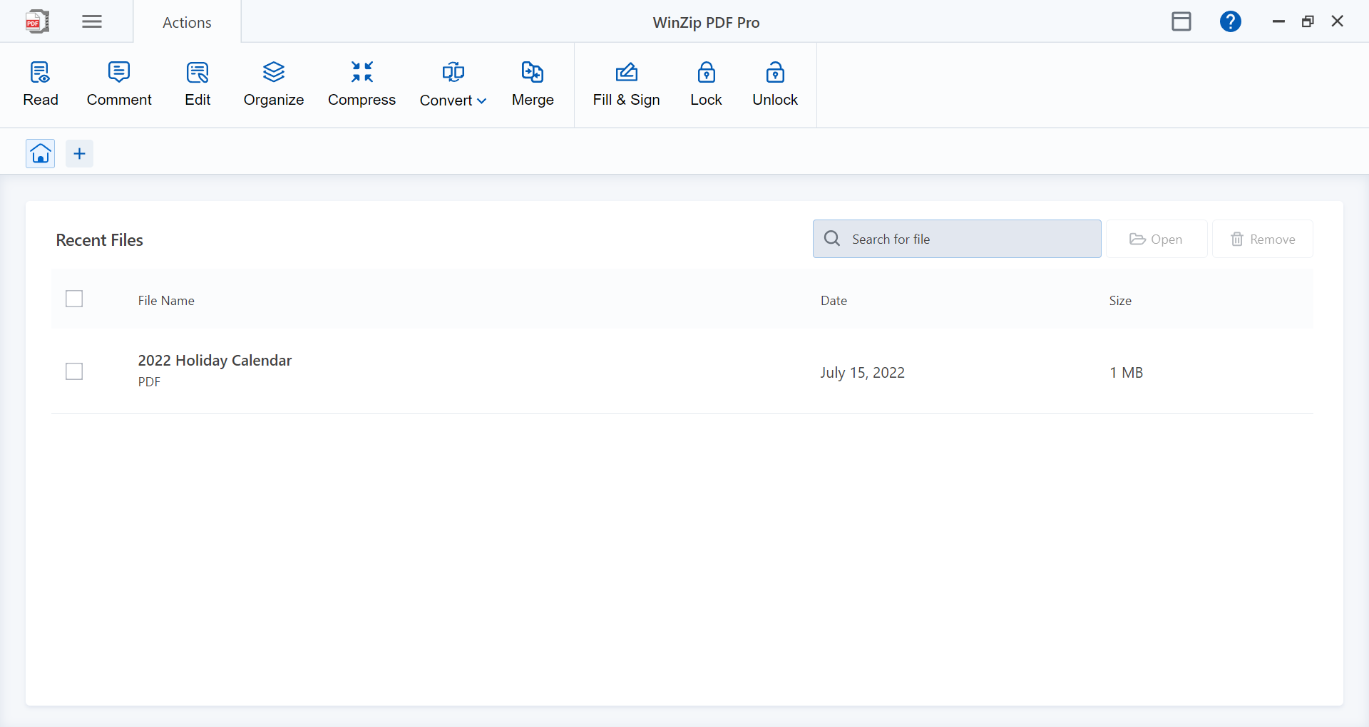 WinZip PDF Pro screenshot