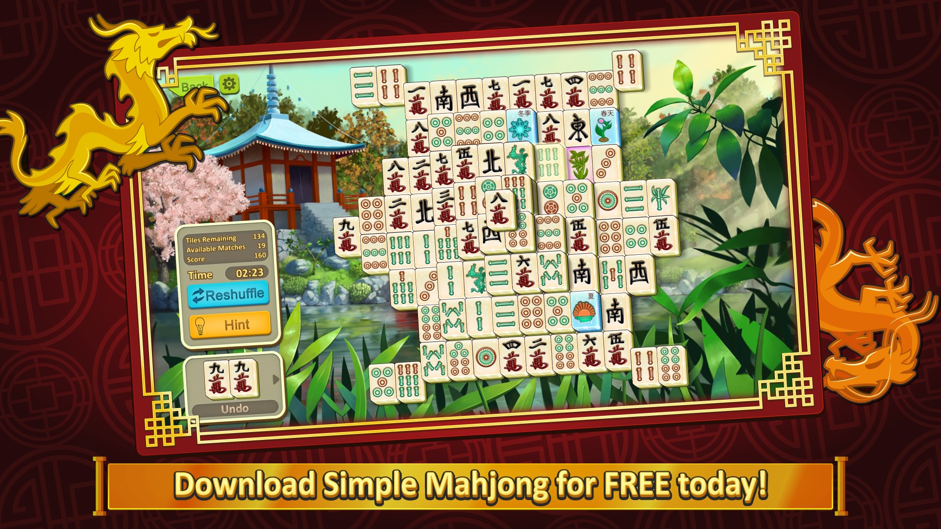 Simple Mahjong screenshot