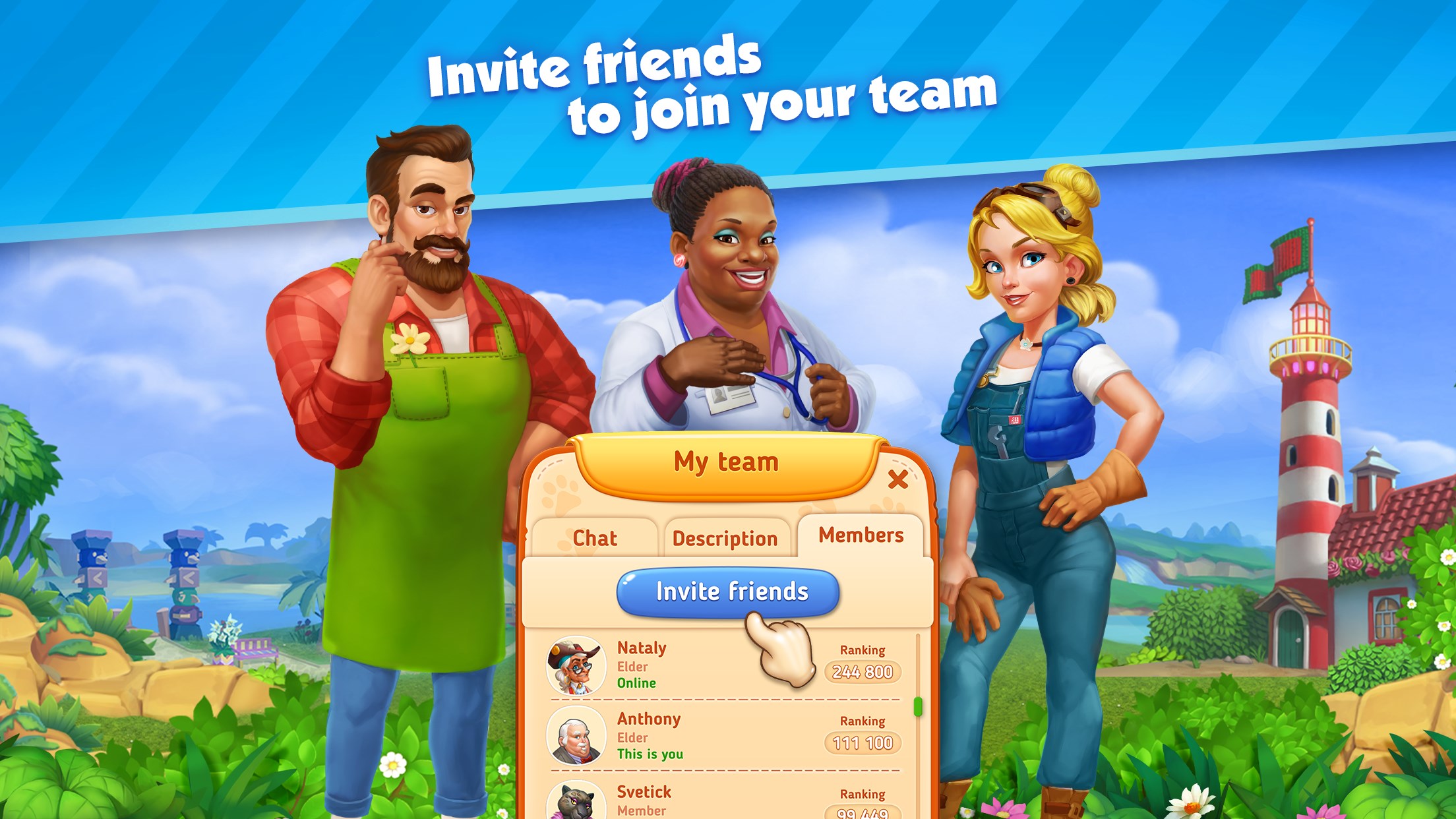 Park Town: Match 3 Game with a story screenshot