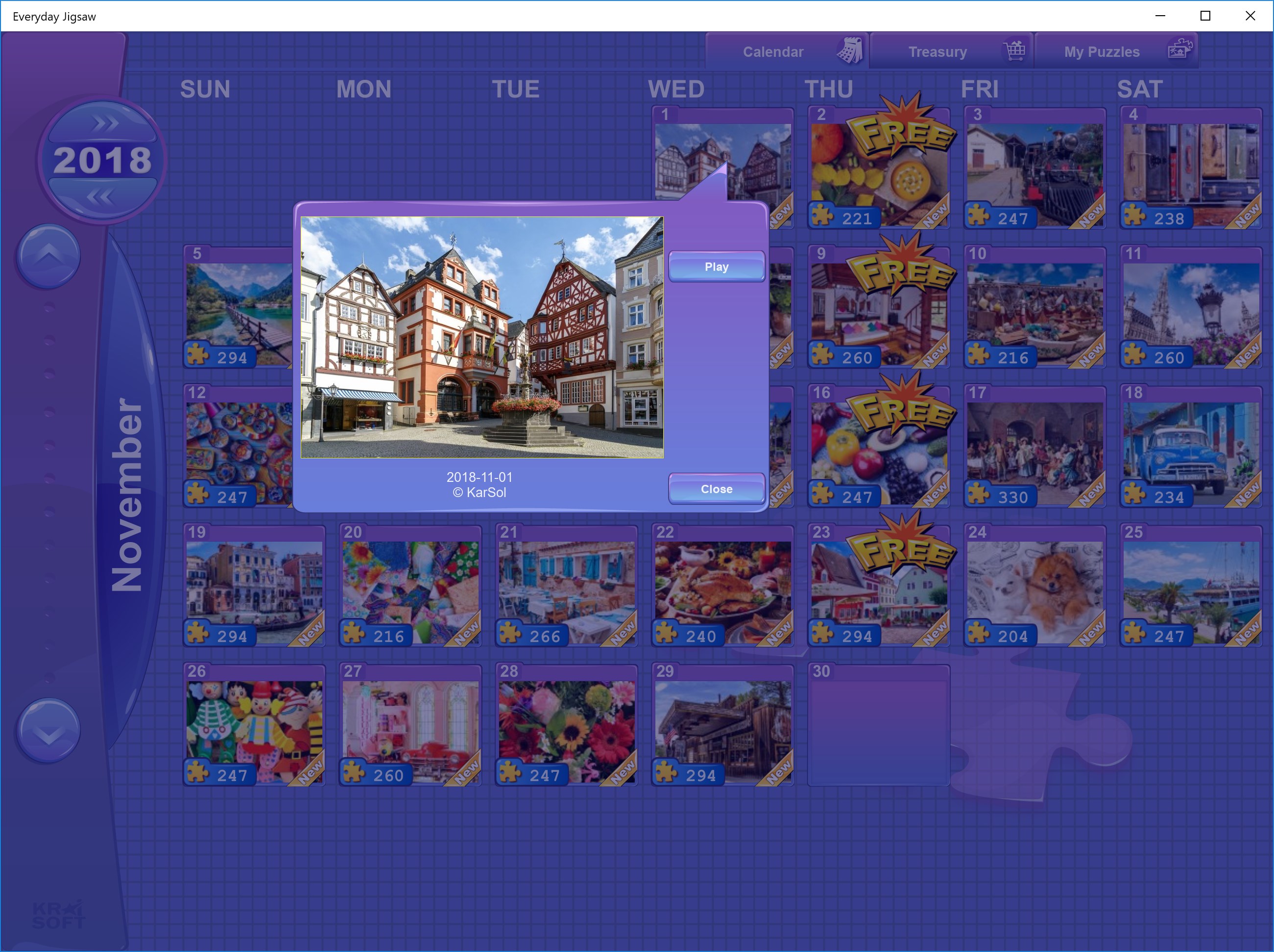 Everyday Jigsaw screenshot