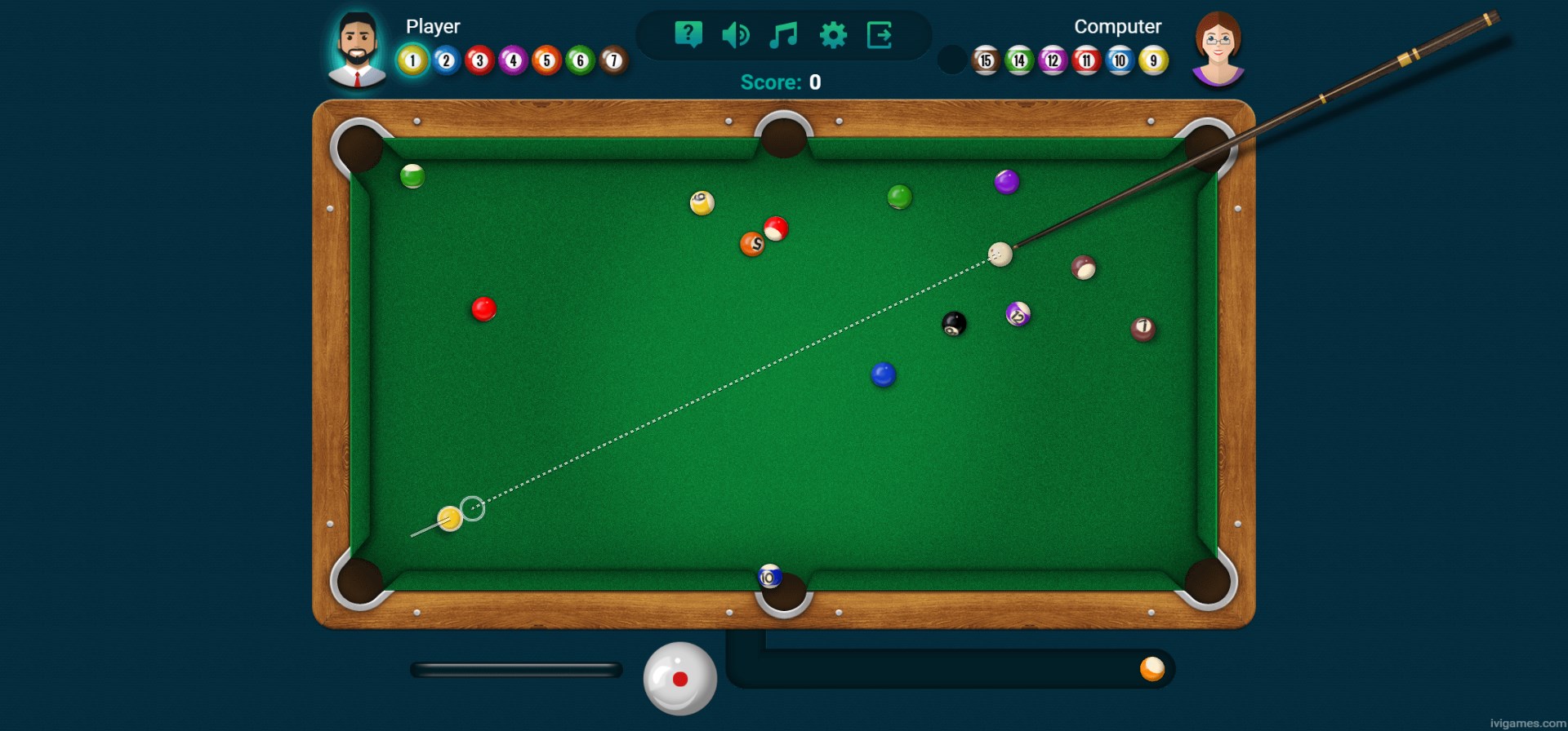 8 Ball Billiards - Super Challenge screenshot
