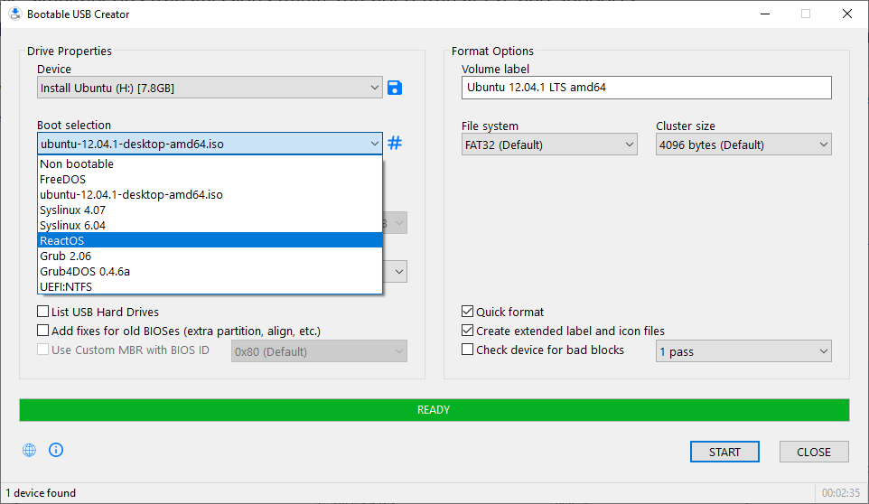 Bootable USB Creator screenshot