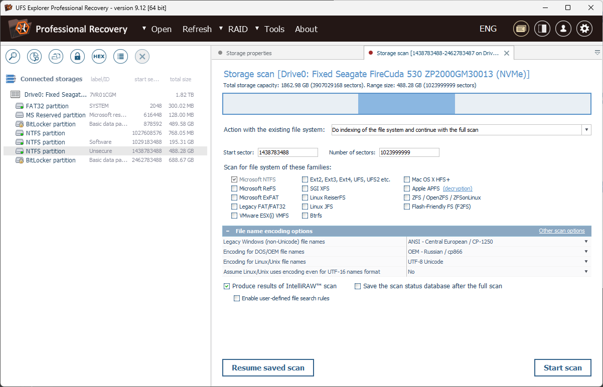 UFS Explorer Professional Recovery screenshot