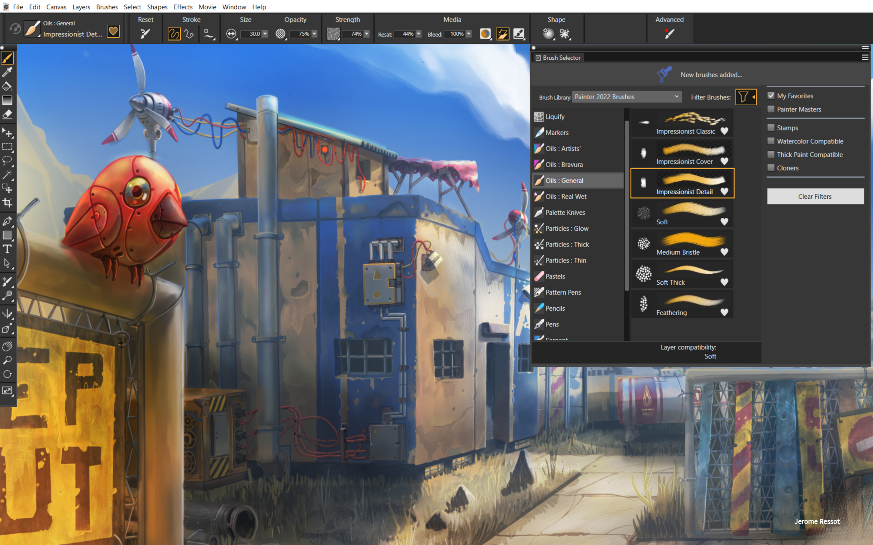 Corel Painter screenshot