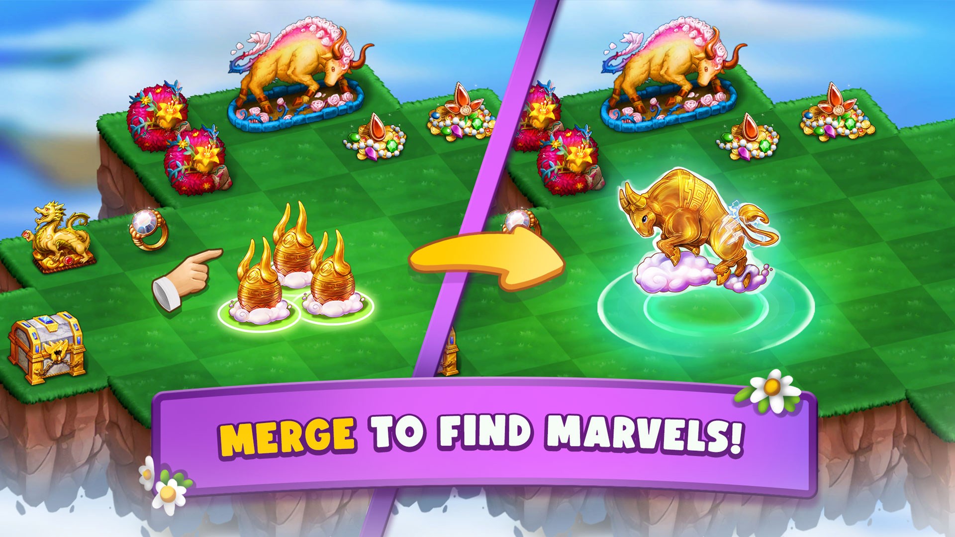 Merge Adventure: Magic Dragons screenshot