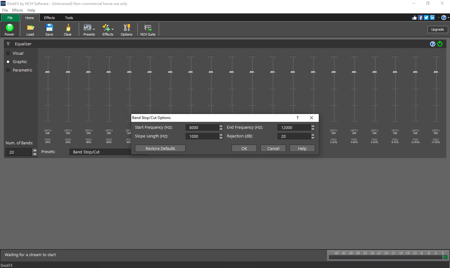 DeskFX Audio Enhancer and Equalizer Plus screenshot