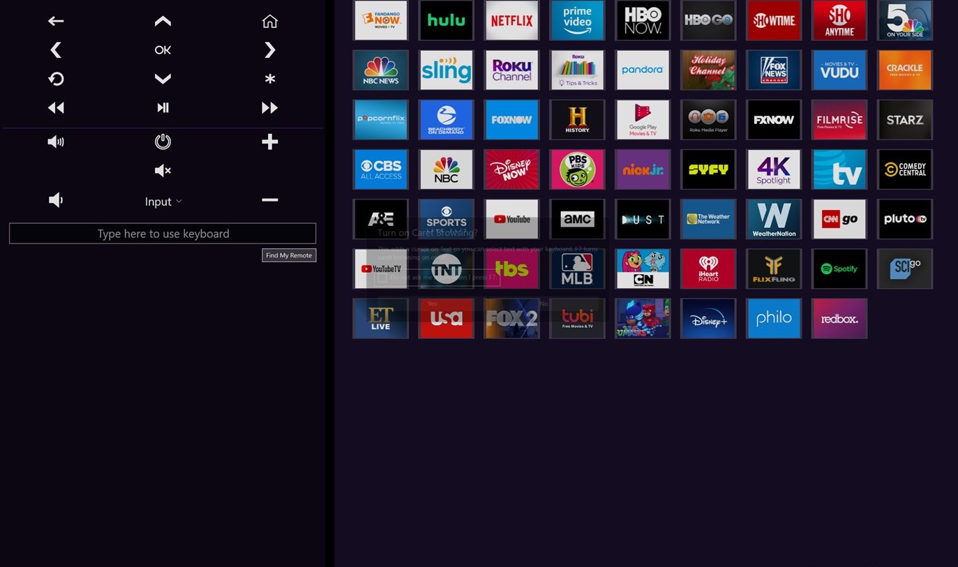 Remote control for RK screenshot