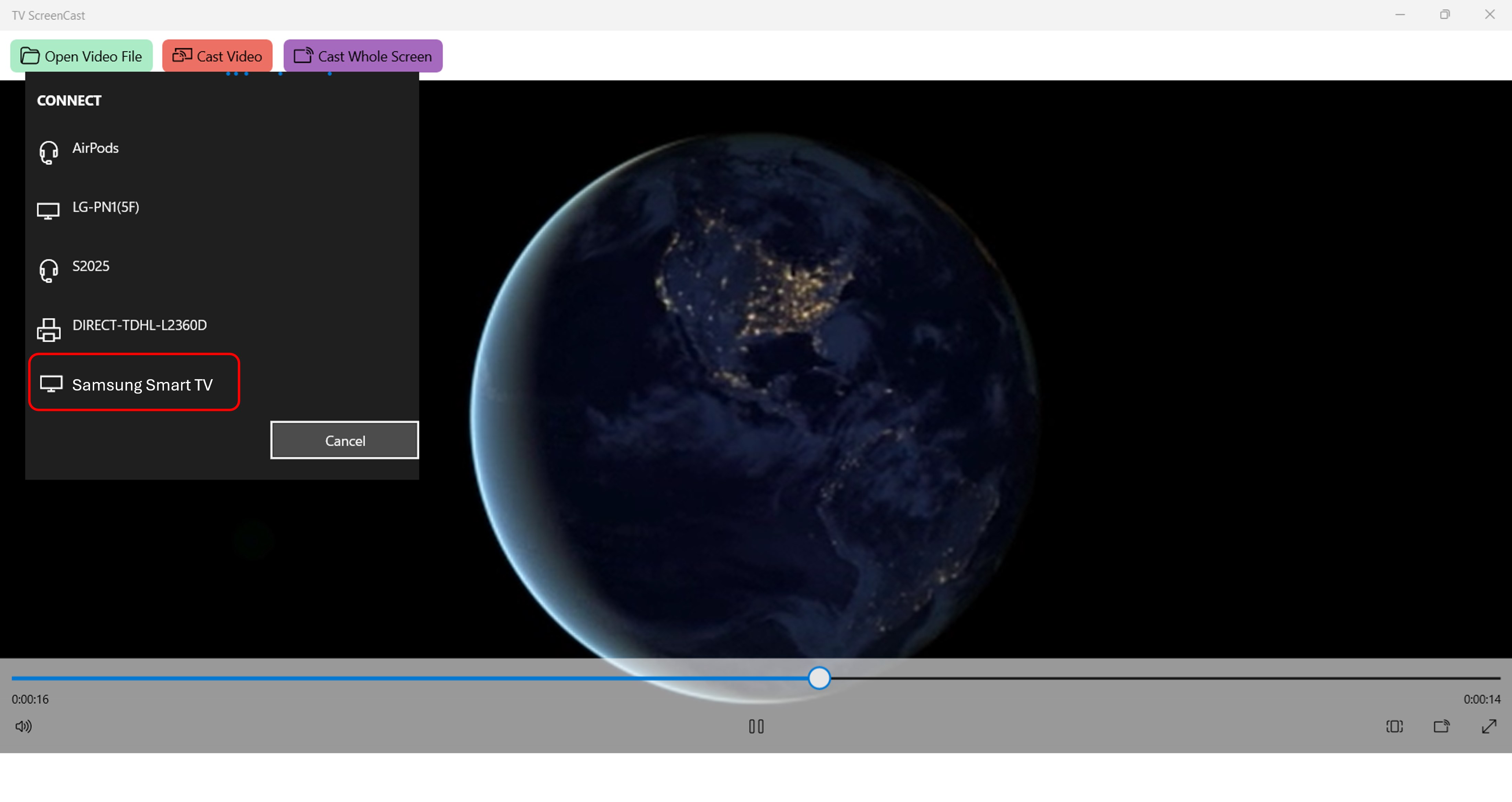 Cast Screen to TV screenshot