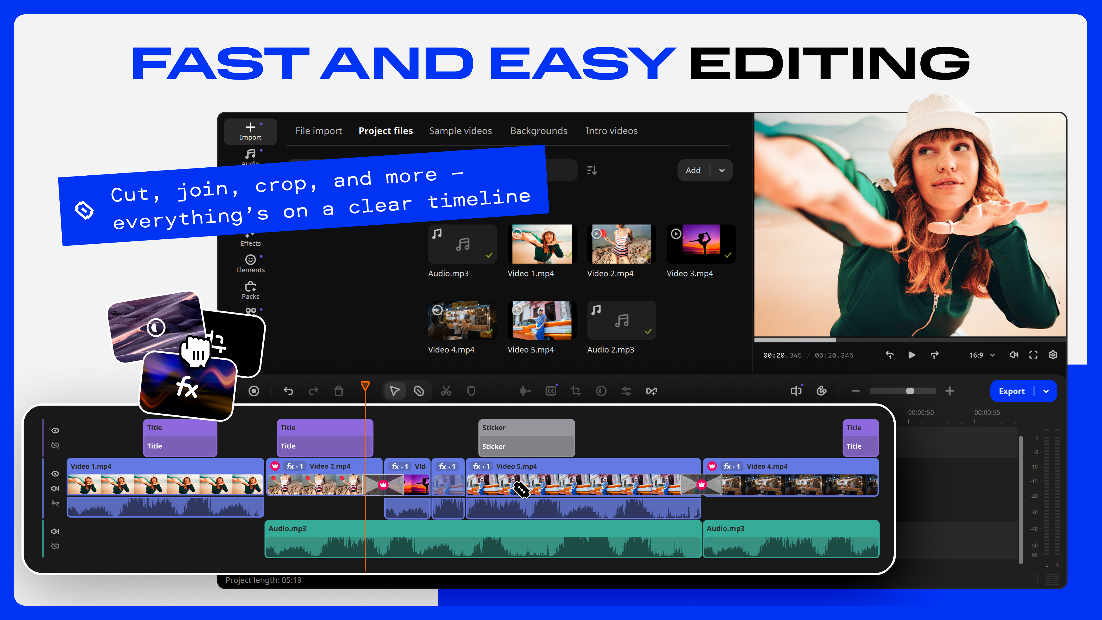Movavi Video Editor - Movie Maker screenshot
