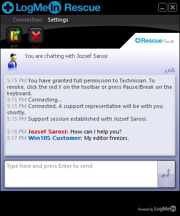LogMeIn123 screenshot