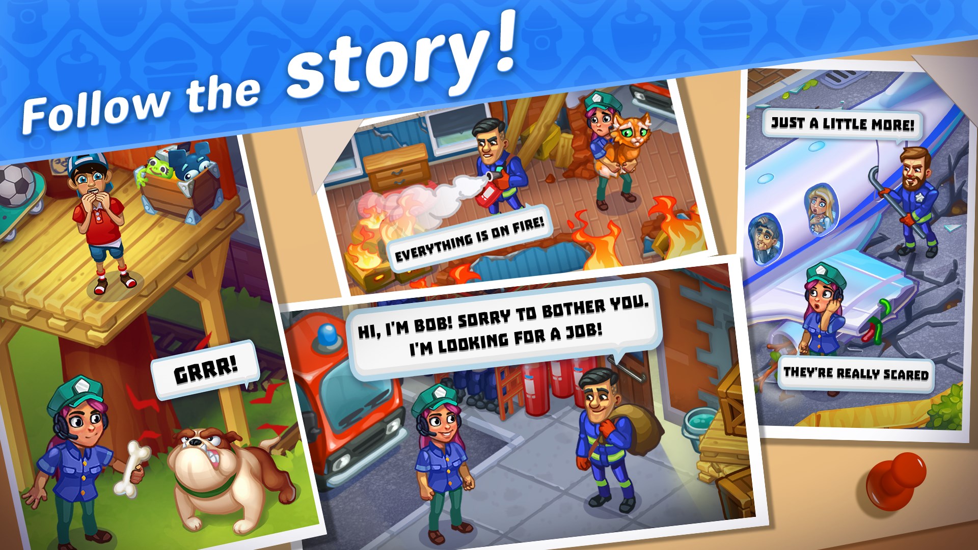 Rescue Dash Time Management Game screenshot