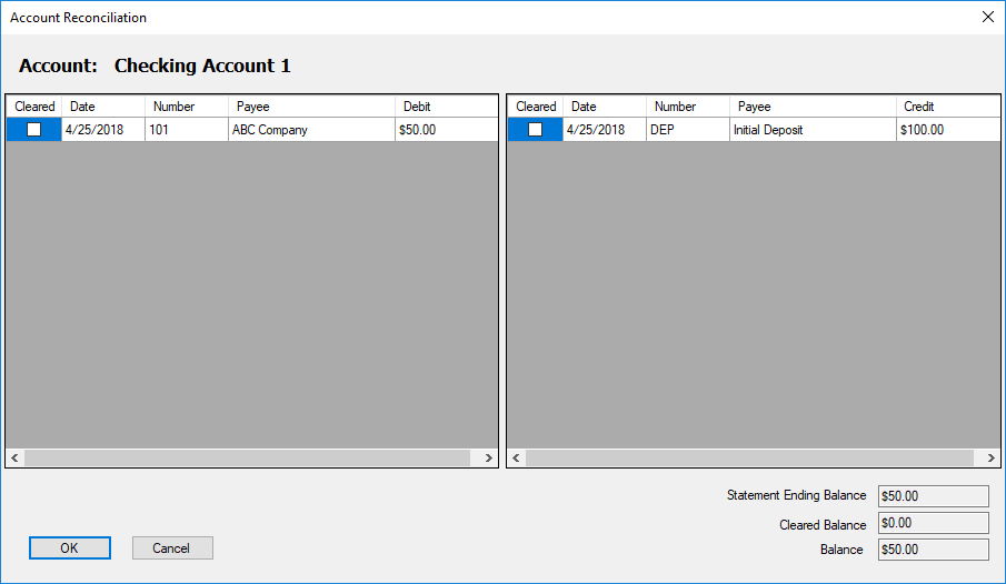 No Frills Checkbook screenshot