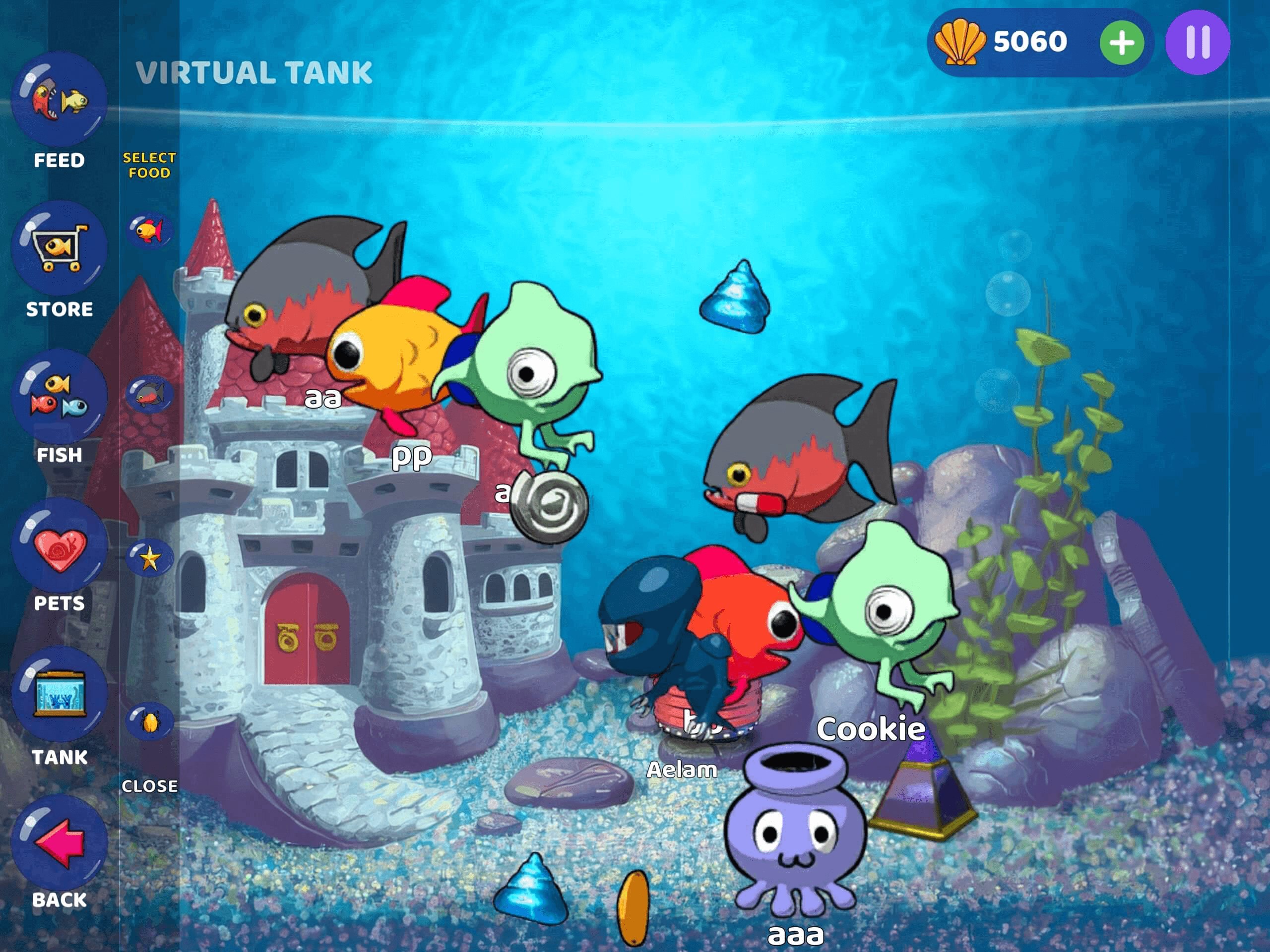 Crazy Aquarium - Keep Fish Fed and Happy screenshot