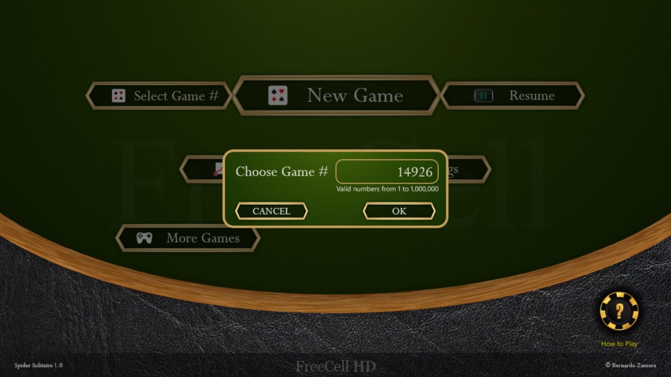FreeCell HD screenshot