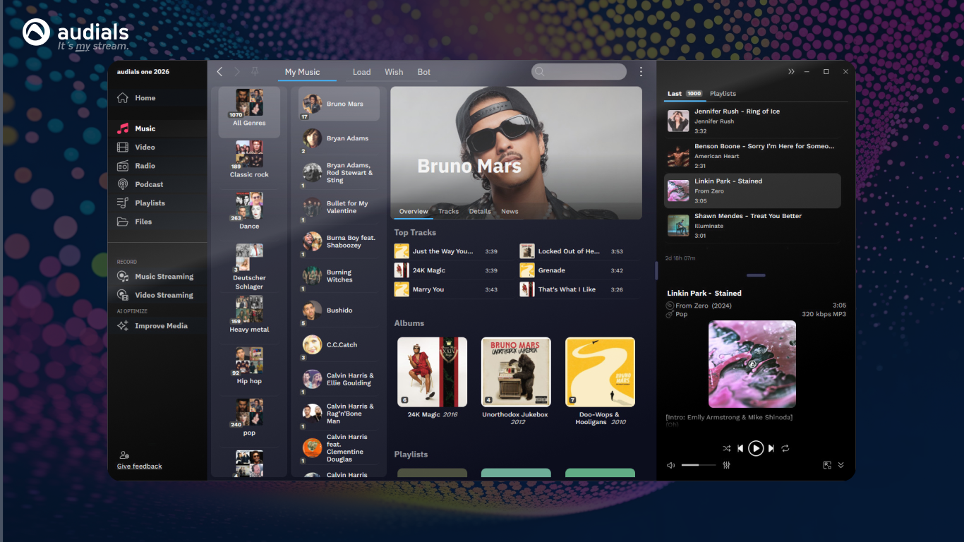 Audials One 2026 screenshot