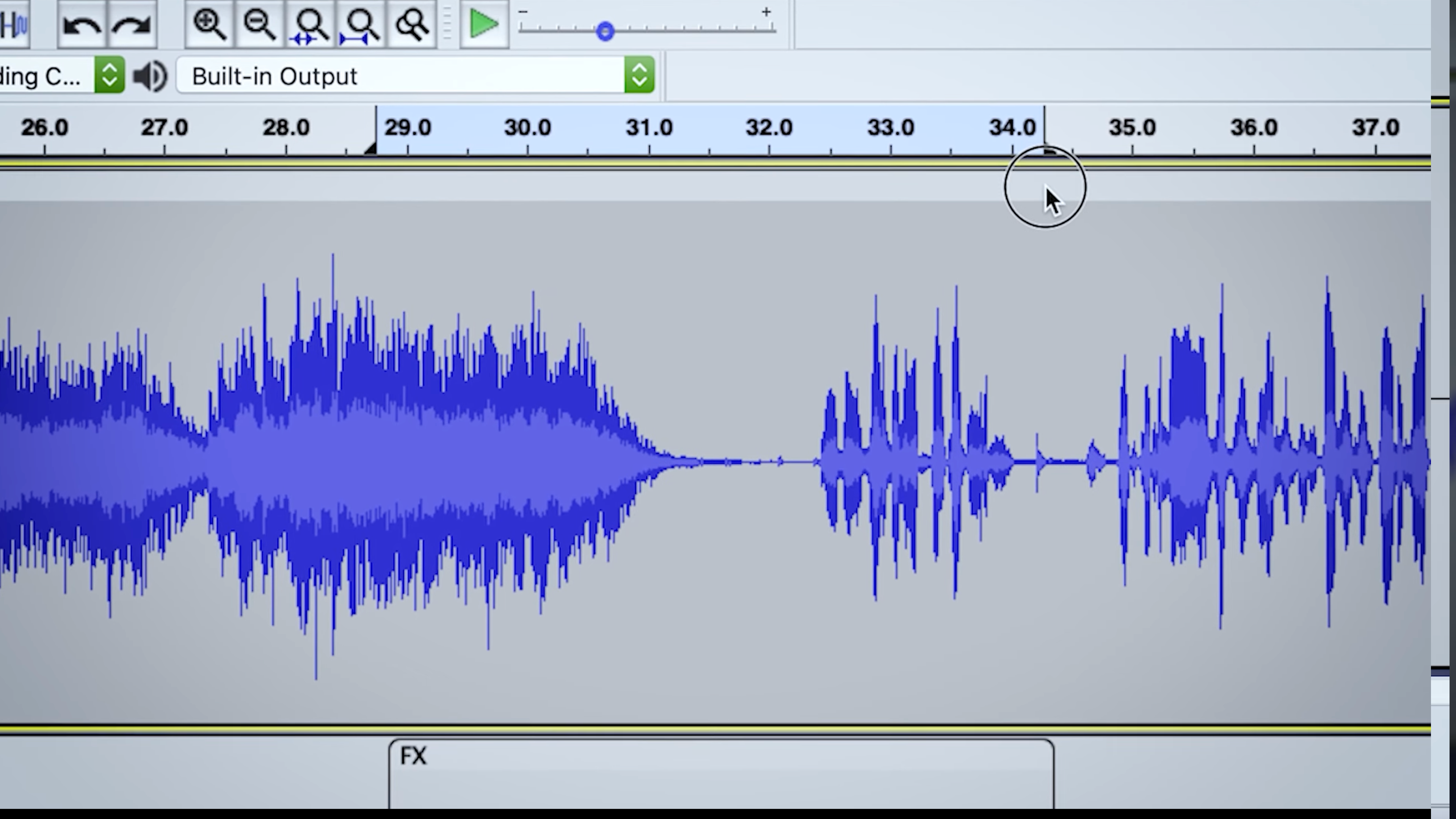 Audacity screenshot