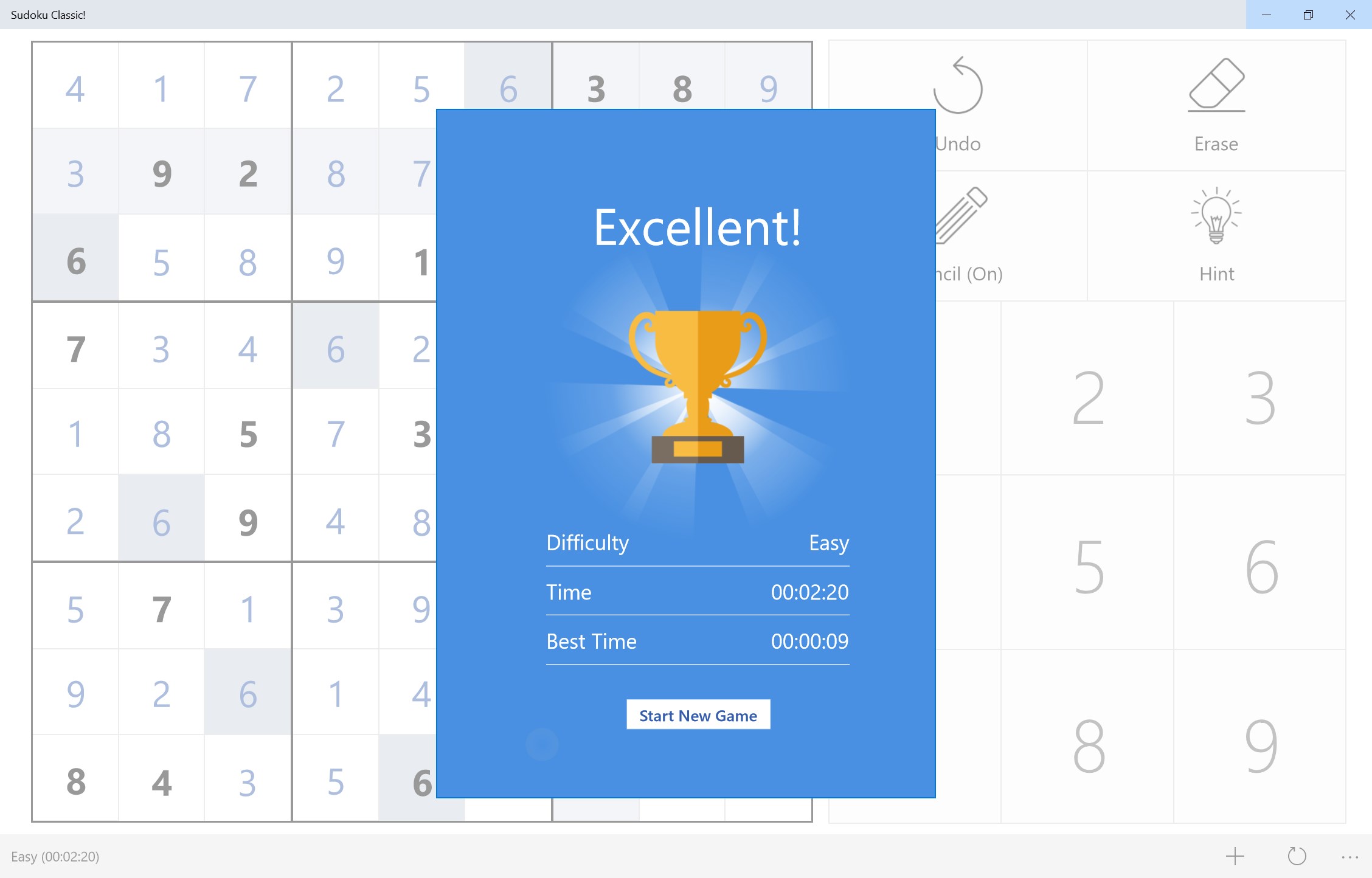Sudoku Classic! screenshot