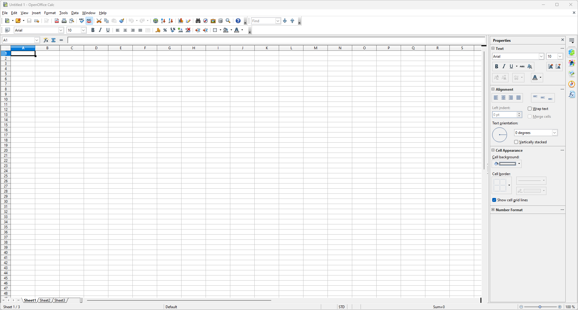 Apache OpenOffice screenshot