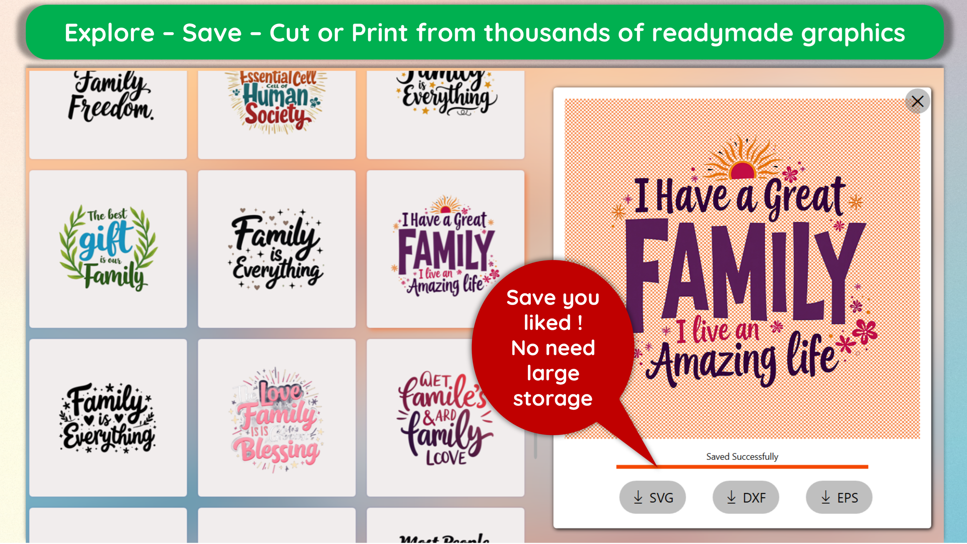 Design SVG Space Projects: Maker & Print, Cut screenshot