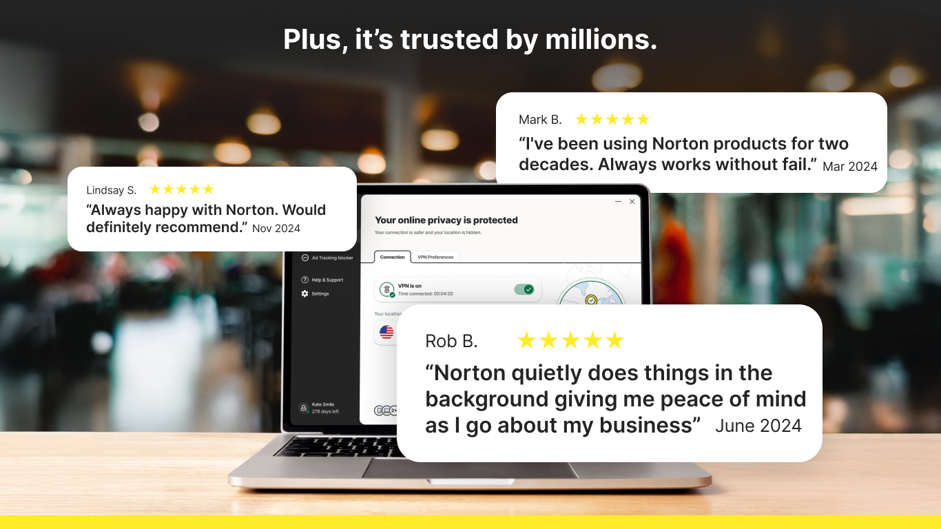 Norton Secure VPN screenshot