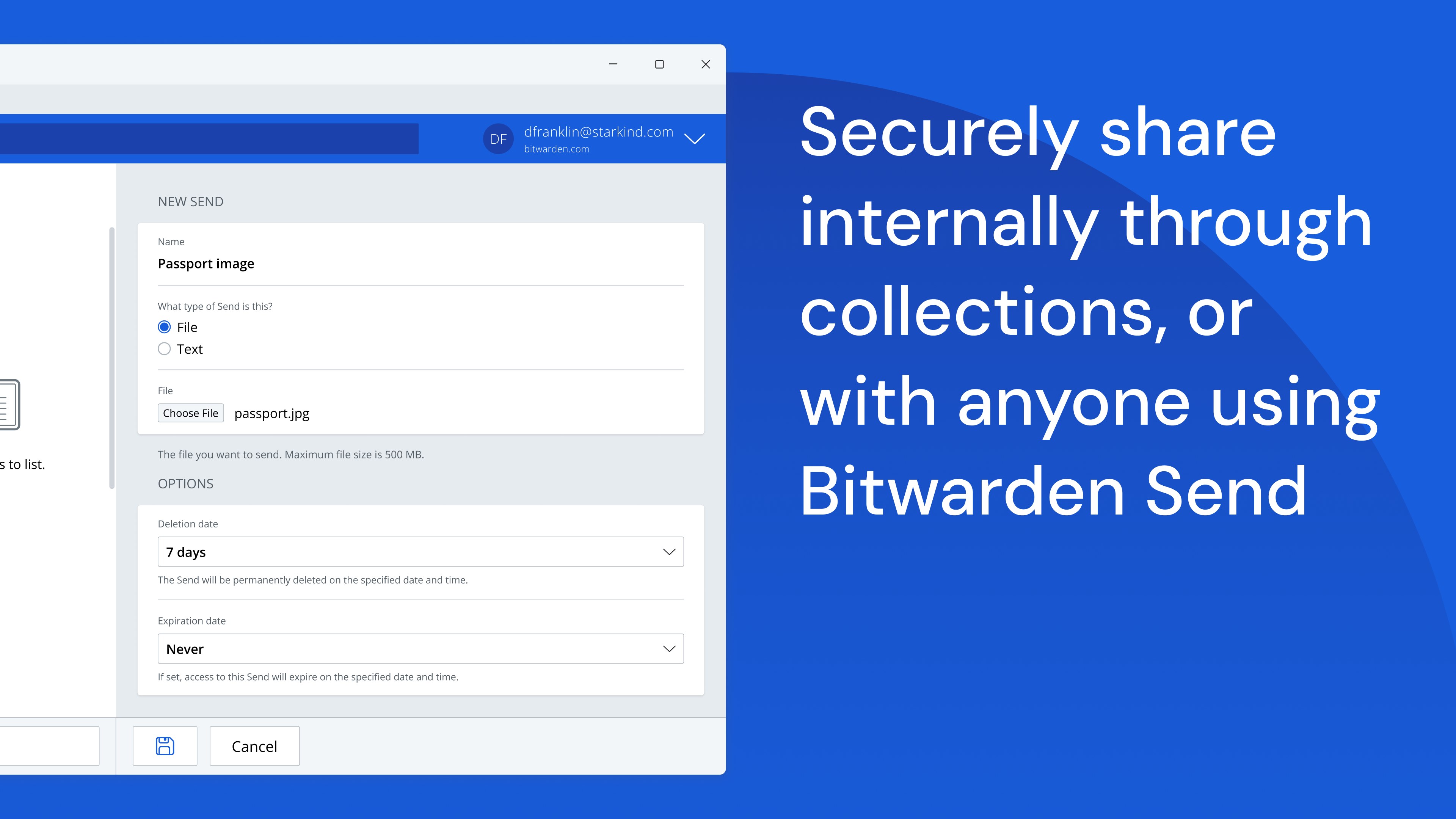 Bitwarden screenshot