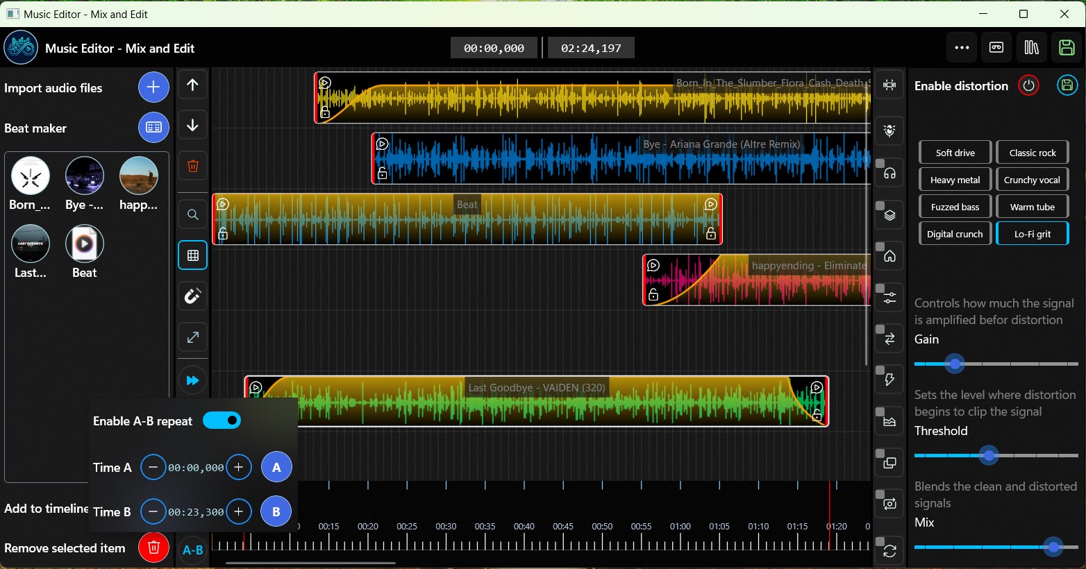 Music Editor - Mix and Edit screenshot
