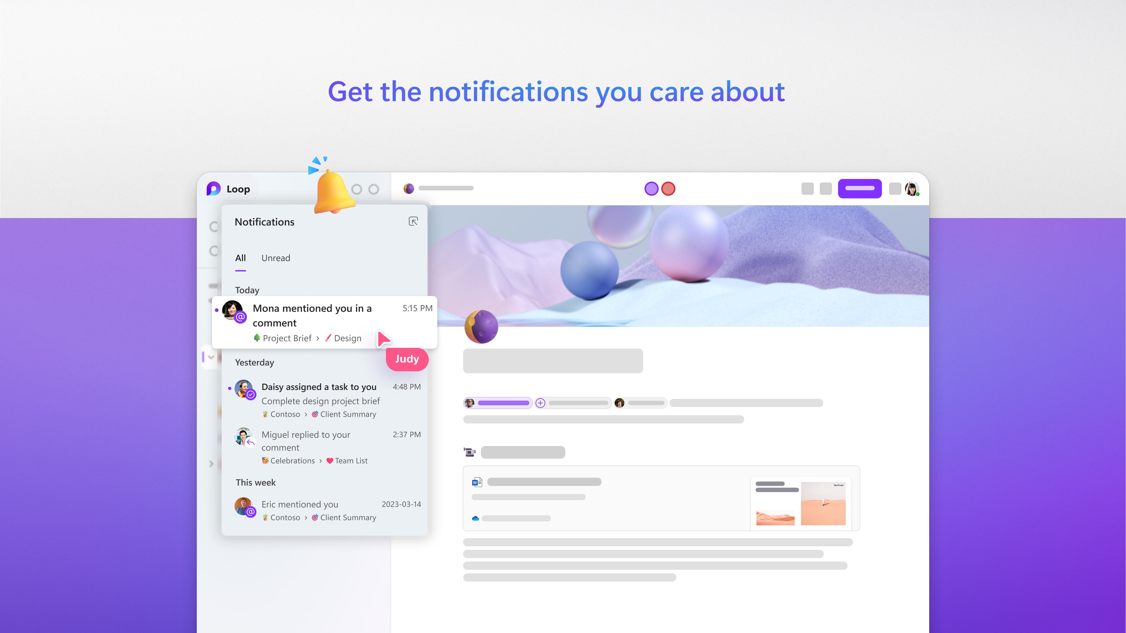 Microsoft Loop screenshot
