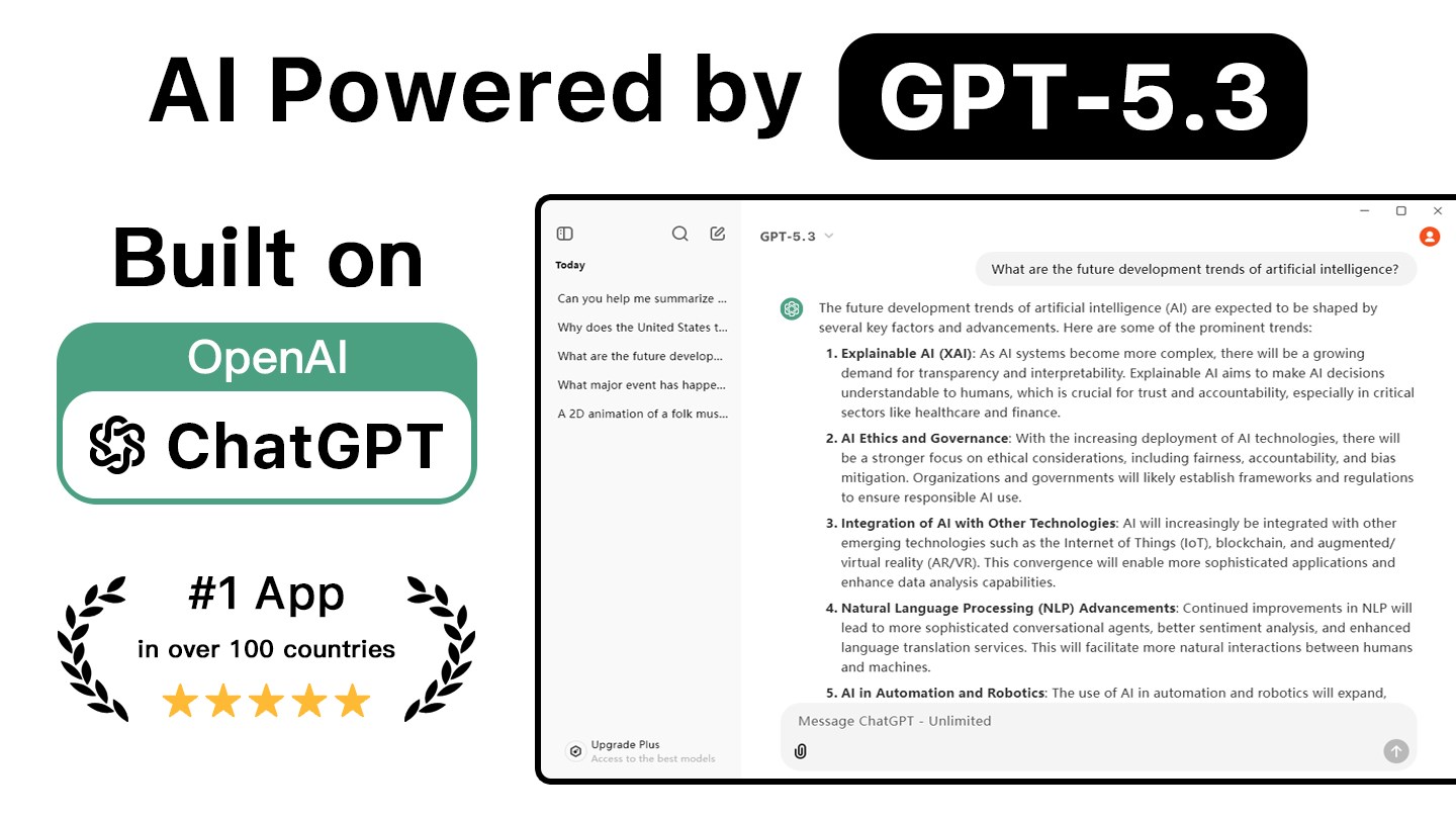 Chatbot 5.3 AI - Powered by Open API screenshot