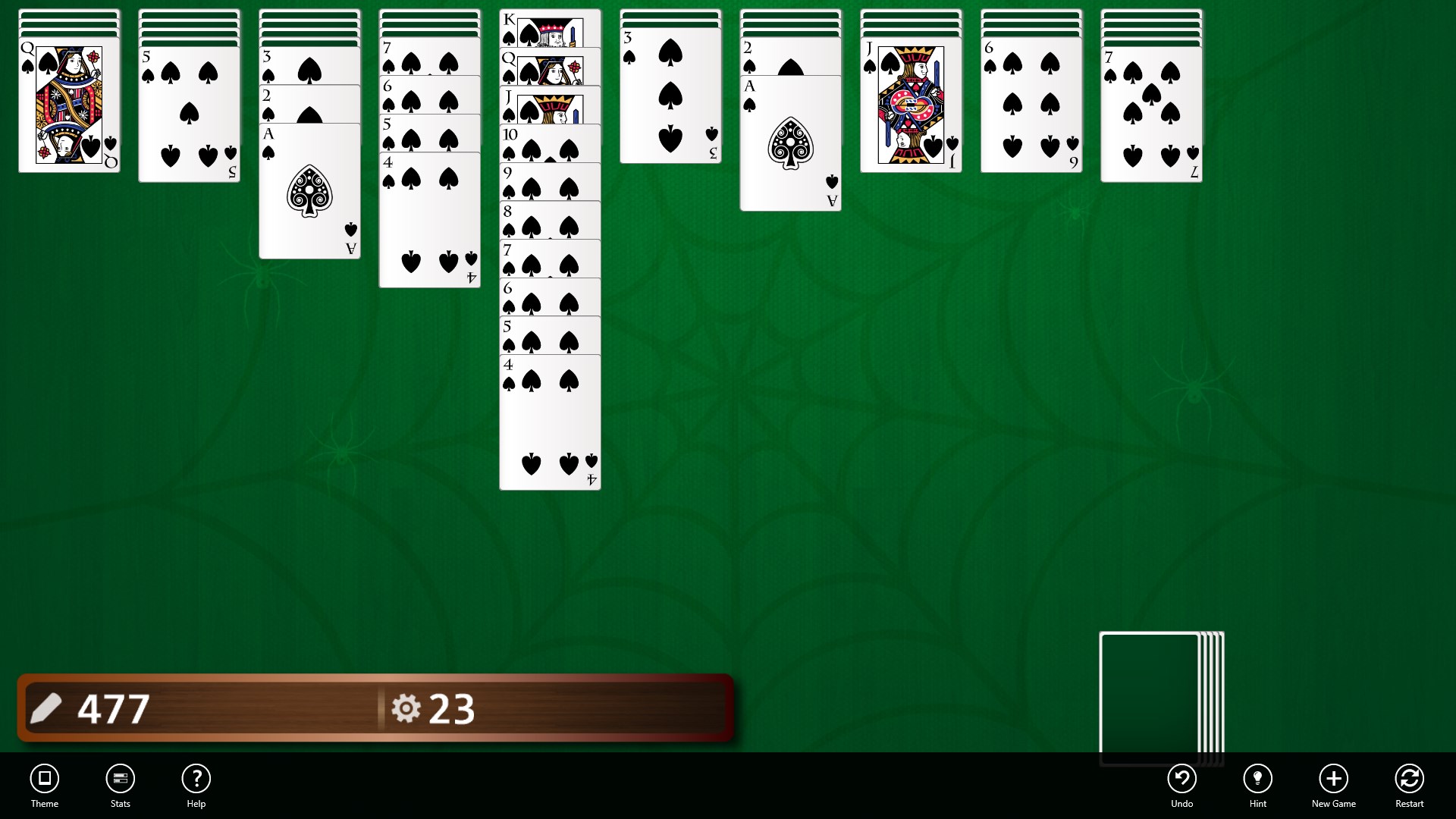 3rd Floor Spider Solitaire screenshot