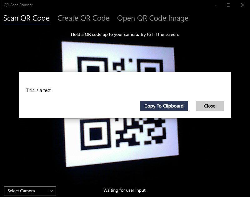 QR Code Scanner screenshot