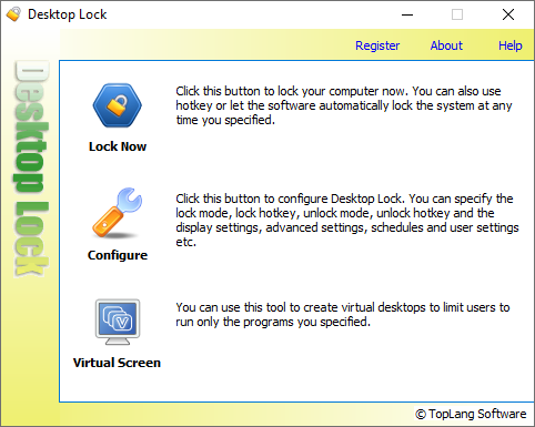 Desktop Lock screenshot