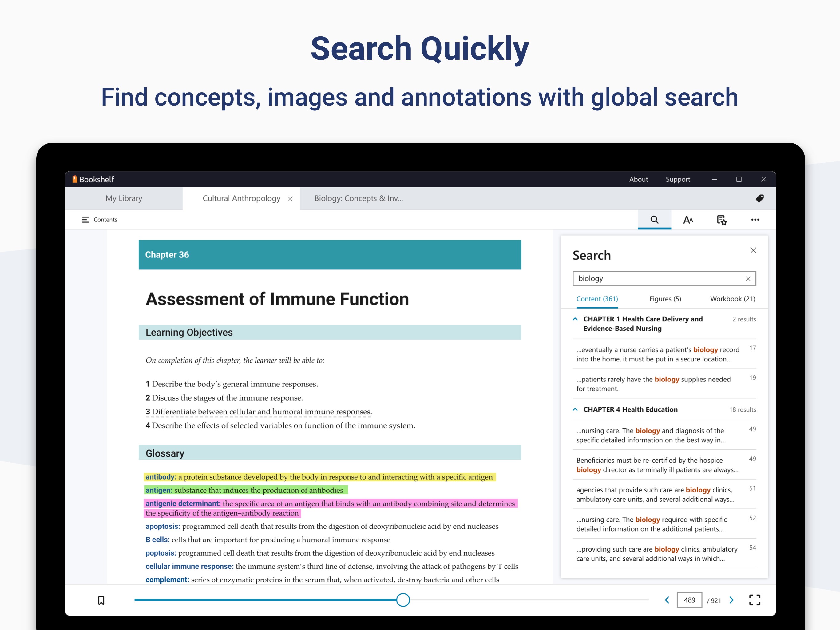 VitalSource Bookshelf screenshot
