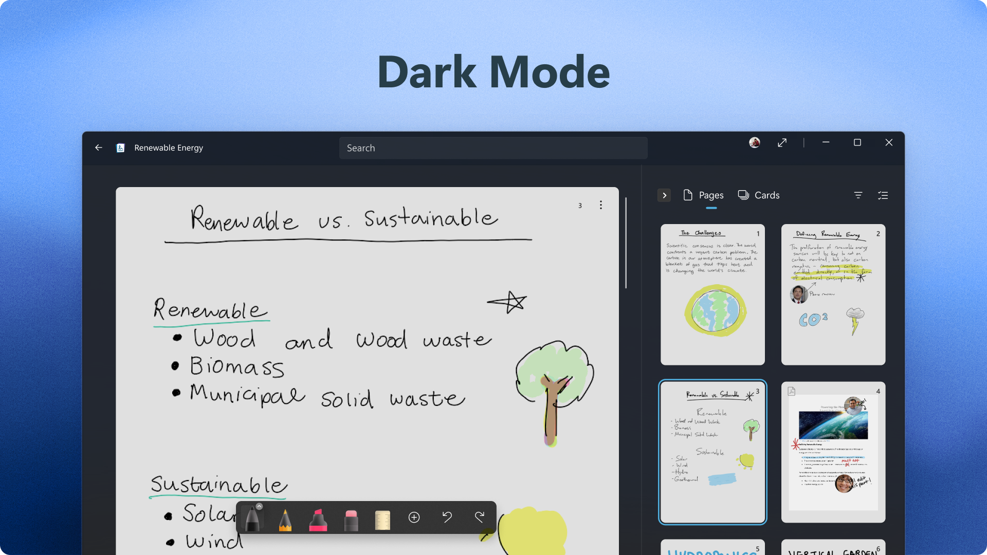 Microsoft Journal screenshot