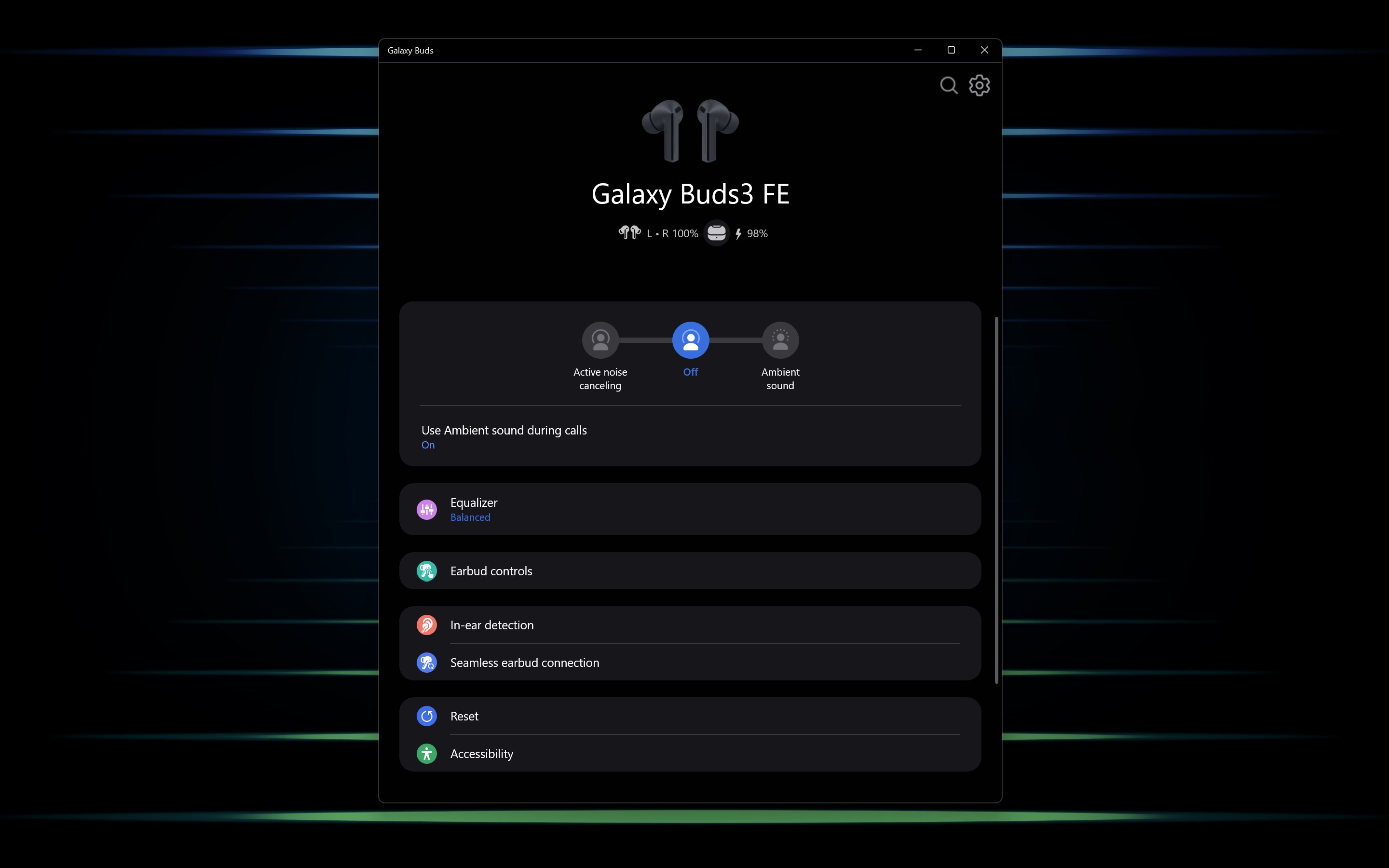 Galaxy Buds screenshot