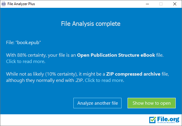 File Analyzer Plus screenshot