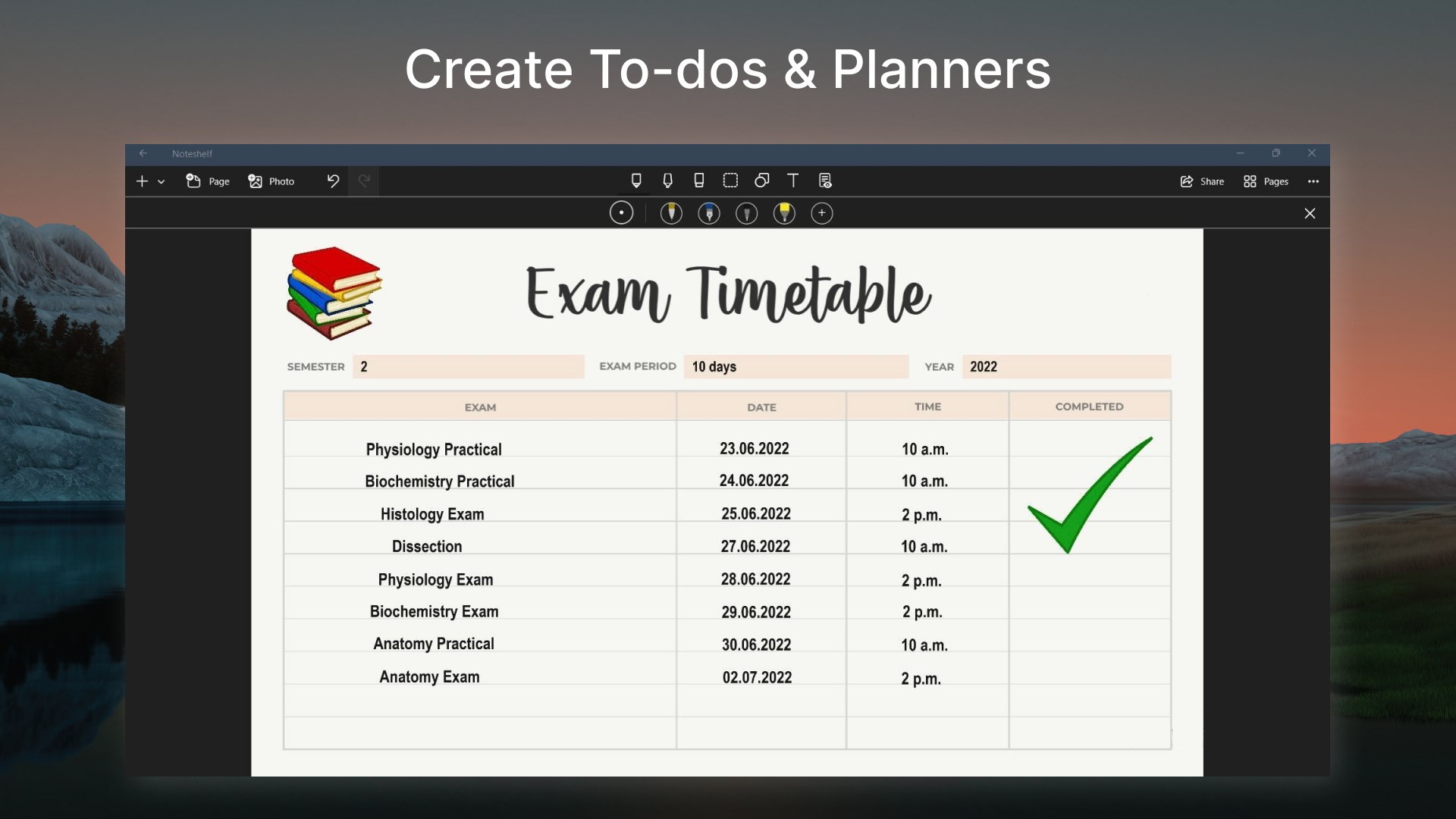 Noteshelf screenshot