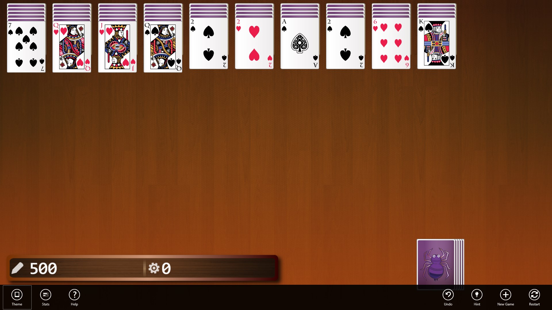 3rd Floor Spider Solitaire screenshot