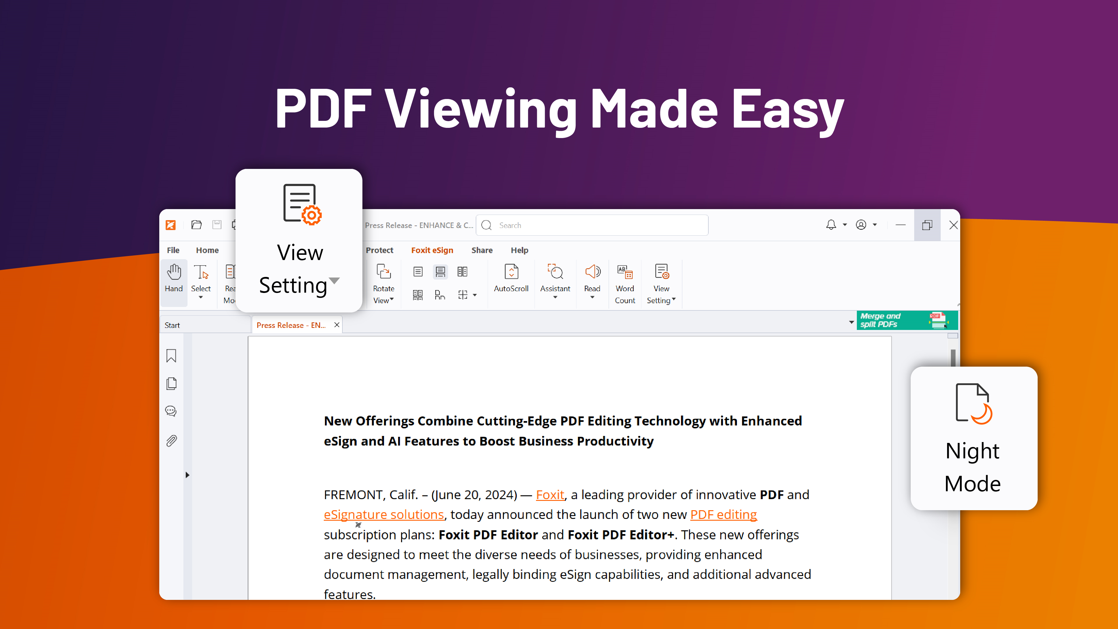 Foxit PDF Reader screenshot