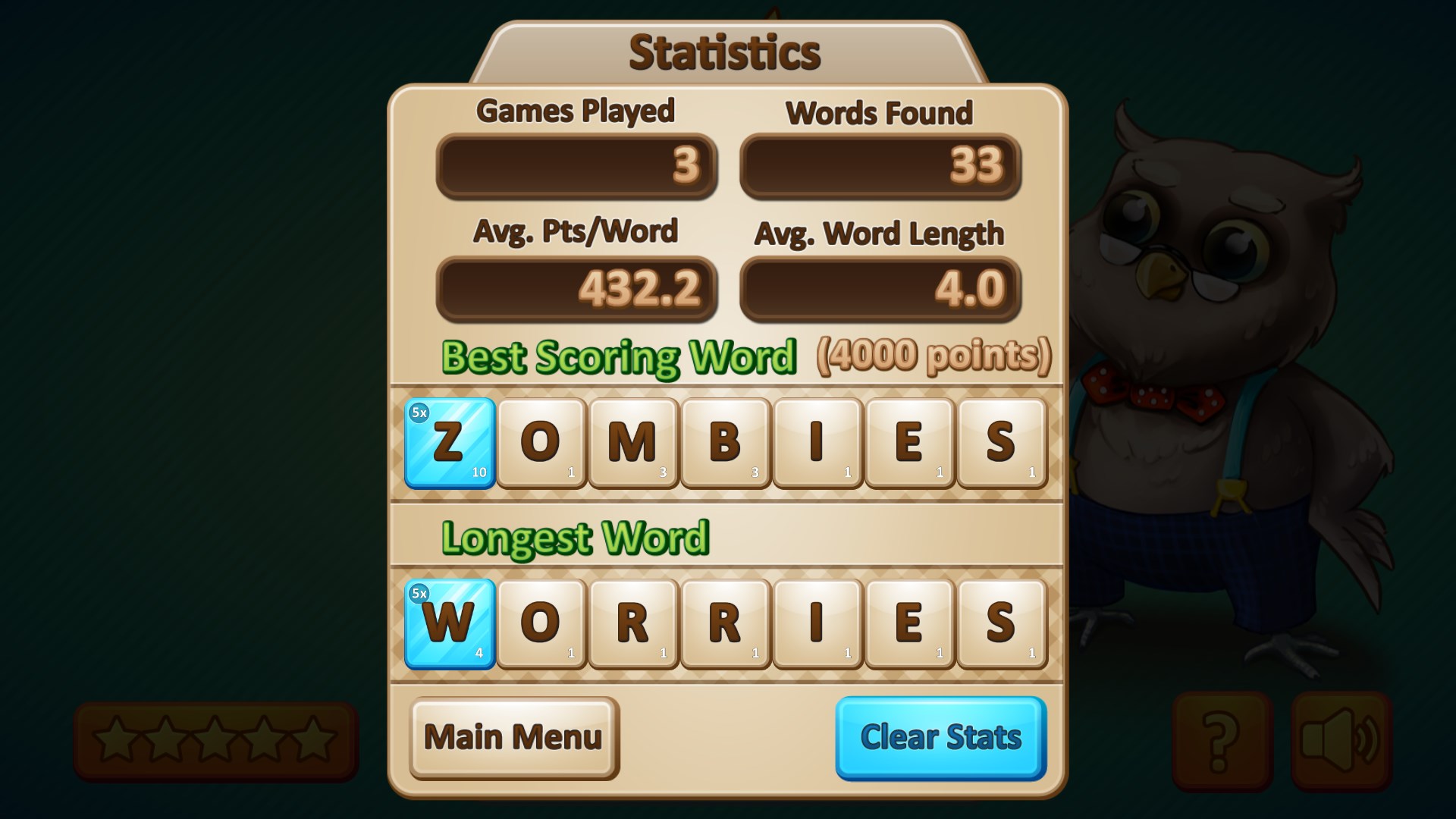 Word Drop Deluxe screenshot