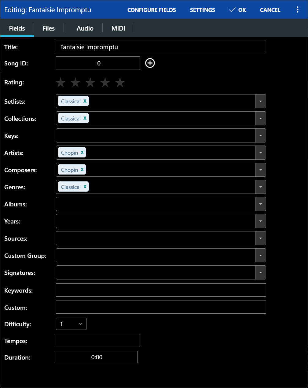 MobileSheets screenshot